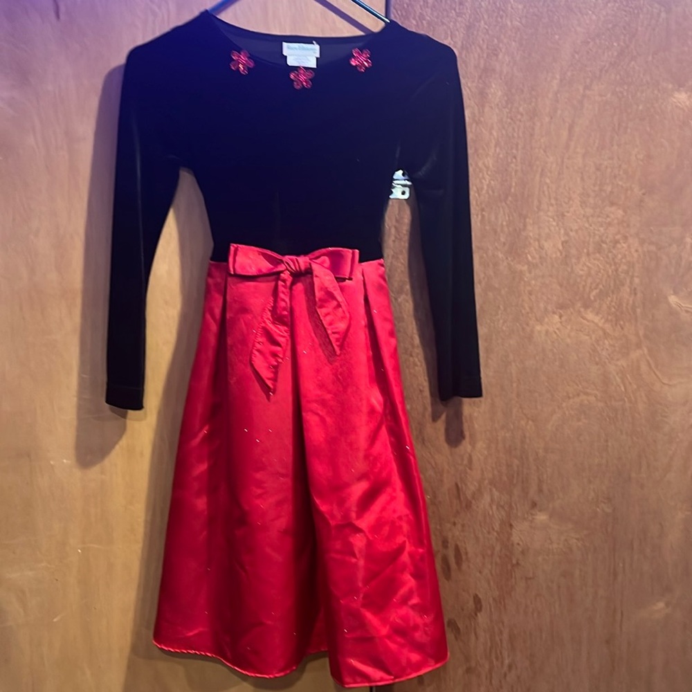 🎉HP!🎉 Rare Editions Velvet/Satin Dress